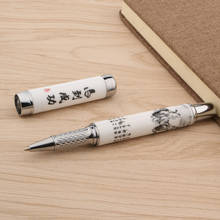 Elegante Signature Chinese Porcelain Horse Painting Metal 0.5mm Black Ink Refill Rollerball Pen 2024 - buy cheap