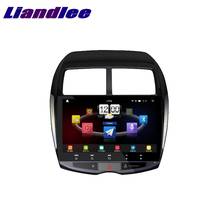 LiisLee-Radio Multimedia con GPS para coche, Radio estéreo de alta fidelidad con navegación NAVI, Audio, DVD, para Mitsubishi RVR ASX 2010 ~ 2019 2024 - compra barato