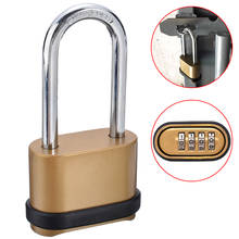 Four Digit Number Combination Password Lock Combination Padlock Zinc Alloy  Security Lock For Drawer Cabinet Door Hardware 2024 - buy cheap