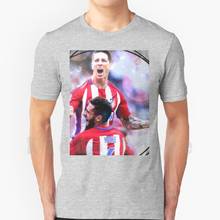 Koke And Torres T Shirt Cotton Men Diy Print Cool Tee Atleti Koke Towers Fernando Torres Fernando Goal Football Spain Shield 2024 - buy cheap