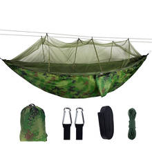 Acampamento rede mosquiteira tendas ultraleve pára-quedas ao ar livre pendurado cama tenda anti-mosquito caça dormir balanço tenda 2024 - compre barato