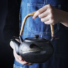 Bule de cerâmica japonesa para chá kung fu, bule item para bebidas quentes conjunto de chá caseiro para restaurante, loja e hotel 2024 - compre barato
