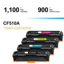 4PK 1SET CF510/511/512/513A Color Toner Cartridge  Compatible  for LaserJet M254DW 254 M281FDN M281 M280 Printer 2024 - buy cheap
