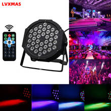 Luz Par con Control remoto para navidad, lámpara RGB de 36x1w para discoteca, DJ, fiesta de música, decoraciones navideñas para el hogar 2024 - compra barato