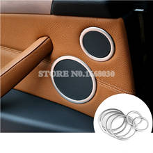 Embellecedor de marco para altavoz de puerta de coche, embellecedor de Interior para BMW X5 E70 2008-2013, 6 uds. 2024 - compra barato