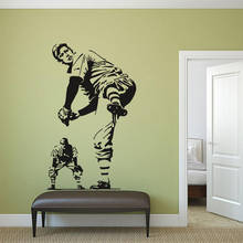 Baseball Wall Decal Baseball Stickers Baseball Wall Stickers for Kids Room Home Bedroom Decor Vinyl Art Decor Wallpaper C473 2024 - buy cheap