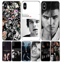 O vampiro diários damon salvatore caso de telefone para apple iphone 11 13 12 x xs pro max mini xr 7 8 6s plus 5S 5 se + celular casa 2024 - compre barato