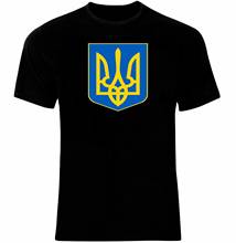 Coat of Arms Of The Ukraine Ukrainian Arms Flag T-Shirt Summer Cotton O-Neck Short Sleeve Men's T Shirt Size S-3XL 2024 - buy cheap