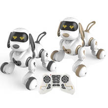 JJRC R13 умный робот программируемый робот с пультом дистанционного управления игрушечный кран для сенсорного пения и танцев Обучающий робот игрушки для детей 2024 - купить недорого
