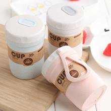 300ml Portable Wheat Straw Lunch Box Breakfast Porridge Sealed Soup Cup Microwave Work Bento Box Food Storage Container 2024 - buy cheap