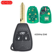 KEYECU Remote Key Fob 2/3 Button 433MHz ID46 Chip for Chrysler C300 PT Cruiser Sebring 2003-2008 2024 - buy cheap