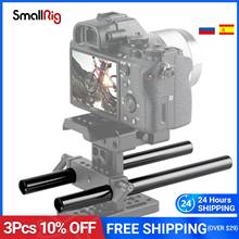 Smallrig liga de alumínio 15mm haste estabilizando haste ombro suporte sistema rosqueado haste 20cm de comprimento 8 polegada m12 haste-1051 2024 - compre barato