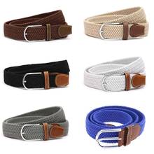Cinturón elástico de cuero para hombre, cinturón de Golf prémium, 6 colores, a la moda 2024 - compra barato