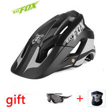 Batfox moldagem geral das mulheres dos homens capacete de bicicleta ultra-leve mtb capacete noite design reflexivo ciclismo capacete casco ciclismo 2024 - compre barato