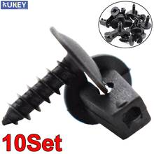 10Set Fender Liner Mudguard Fastener Clips Screws Retainer For Volkswagen VW Passat B5 B6 B7 CC Golf MK6 Tiguan Touran Polo 2024 - buy cheap