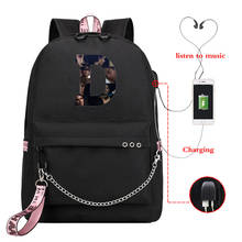 The Vampire Diaries School Bags Girls Teenagers USB Charging Backpacks Teen Student Book Bag Casual Big College Schoobag 2024 - buy cheap