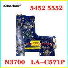 Placa base LA-C571P para portátil dell Inspiron 15, 5000, 5552, CN-0F77J1, 0F77J1, CPU N3700U, DDR3 100% probado, OK 2024 - compra barato