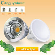 Kaguyahime-Lámpara LED GU10 MR16, bombilla LED E27 E14, 3W, 5W, 6W, 7W, 220V, 240V, foco de aluminio, ahorro de energía, iluminación del hogar 2024 - compra barato
