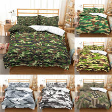 Home Textile Luxury 3D Camouflage Print 2/3Pcs Comfortable Duvet Cover PillowCase Bedding Sets Queen and King EU/US/AU Size 2024 - buy cheap