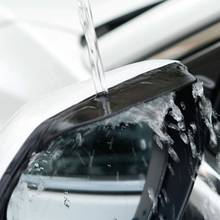 Espejo retrovisor lateral para coche, Marco embellecedor de cristal, protector contra la lluvia, parasol de plástico, 2 piezas, para Nissan Qashqai 2016 2017 2018 2024 - compra barato