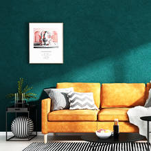 Estilo nórdico simples cor sólida cinza papel de parede para paredes decoração da sua casa pavão verde rolo quarto sala tv pano de fundo 2024 - compre barato