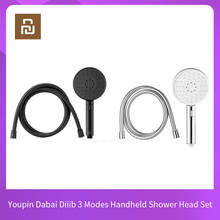 Youpin Dabai Diiib 3 Modes Handheld Shower Head Set 360 Degree 120mm 53 Water Hole with PVC Matel Powerful Massage Shower 2024 - buy cheap