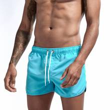 Shorts de praia masculino, bermuda esportiva fitness de secagem rápida para corrida e atividade física para homens do verão 2024 - compre barato