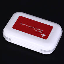 Caja de almacenamiento de plástico 1pca, pastillero plegable de 8 rejillas, contenedor portátil para maquillaje, joyería, pastillero 2024 - compra barato