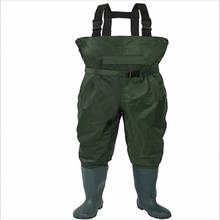 Мужские брюки для рыбалки, водонепроницаемые противоскользящие ботинки, уличные рабочие костюмы для кемпинга, походов 2024 - купить недорого