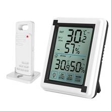 ORIA Digital Wireless Thermometer Hygrometer Touch Screen Backlight LCD Temperature Humidity Monitor Indoor Outdoor 2024 - buy cheap