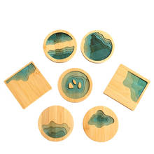 DIY UV Resin Wood Molds For Making Resin Mat Decoration Handmade  Accessories Round Tea Coaster Potholder Tea Set Handcraft 2024 - buy cheap