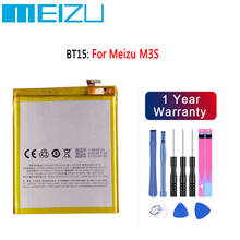 100% оригинал высокое качество 3020 мАч BT15 батарея для MEIZU M3S батарея 4000 мАч BT61 для Meizu L версия M3 Note L681H батарея 2024 - купить недорого