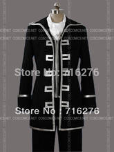 Gintama Cosplay Costume Shinsengumi Team Black Silvery Edge Sealing Outfit 2024 - buy cheap