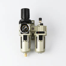 Válvula reguladora de compresor de aire, separador de aceite y agua, AC3010-02 G1/4 AC3010-03 G3/8, dos filtros de aire 2024 - compra barato