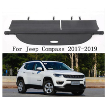 Cubierta de seguridad para maletero de coche, protector de pantalla de seguridad compatible con Jeep Compass 2017 2018 2019 2024 - compra barato