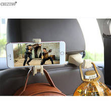 Universal Auto asiento trasero del coche perchero ganchos Clips con soporte para teléfono para bolsa monedero tela CHIZIYO 2024 - compra barato