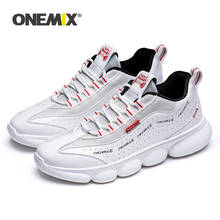 Onemix tênis de corrida masculino, calçado masculino leve e retrô, respirável, confortável, esportes ao ar livre, 2021 2024 - compre barato