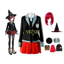 Anime Danganronpa Magician Yumeno Himiko Girl Uniform Cosplay Costume Halloween Party Skirt Set Suit Magic Hat 2024 - buy cheap