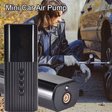 Mini bomba de aire portátil para coche, de 12V Inflador de neumáticos, multifunción, con pantalla, valor de inflado 2024 - compra barato