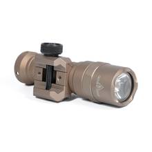 Linterna LED táctica para arma, luz de 400 lúmenes, apta para montura en riel de 20mm, minirifle de caza al aire libre, M300 2024 - compra barato