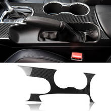 For Ford Mustang 2015-2017 Carbon Fiber Car Interior Gear Shift Panel Cover Trim Stickers Car Styling Accessories 2024 - buy cheap