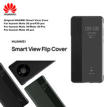 Оригинальный чехол для Huawei Smart View, защитный чехол для телефона Mate 20 pro/P30 pro/Mate 30 Pro/Mate 40 pro, откидной чехол с функцией автоматического сна 2024 - купить недорого
