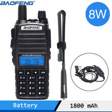 Baofeng UV-82 Plus Portable 8W Walkie Talkie VHF UHF Dual Band Handheld Transceiver  CB Ham Two Way Radio UV82 For Hiking 2024 - buy cheap