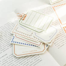 50 Sheets Retro Ticket Notes Series Memo Pad Message Notes Decorative Vintage Notepad Note Paper Memo Stationery Office Supplies 2024 - buy cheap