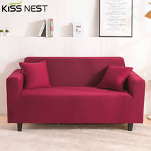 Elástico escovado sofá cobre ajustável, para chaise sala de estar, capas para sofás decorativos, 1 2 3 4 lugares 2024 - compre barato