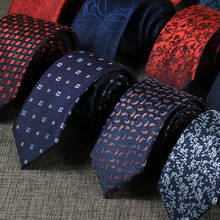 Corbatas de Cachemira de 7CM para hombre, corbata Floral, corbatas formales para boda, fiesta de negocios, regalo para hombre 2024 - compra barato