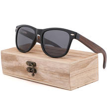 Plastic Frame+ebony Legs Brand Designer Sunglasses Women Men Polarized UV400 Classic Wood Sunglasses for Driving Outdoor Fishing 2024 - buy cheap