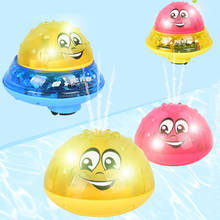 Funny Infant Bath Toys Baby Electric Induction Sprinkler Ball with Light Music Children Water Play Ball Bathing Toys Kids Gifts 2024 - buy cheap