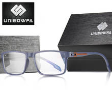 Tr90 óculos de armação óptica homem óculos de prescrição de miopia quadro transparente 2024 - compre barato