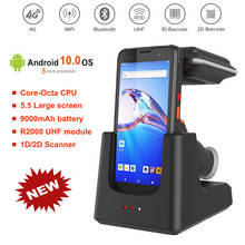 5.5 Inch Android 10.0  4GB+64GB Rugged PDA 2D Barcode Scanner NFC Octa Core CPU Handheld Long Range UHF RFID Reader 2024 - buy cheap